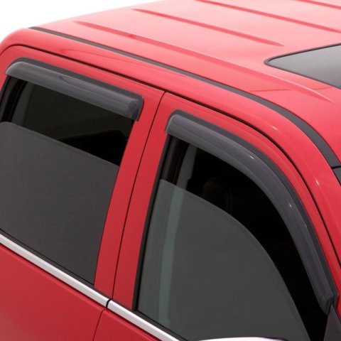 AVS 02-06 Chevy Trailblazer EXT Ventvisor Outside Mount Window Deflectors 4pc - Smoke thumbnail 3