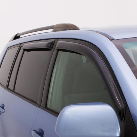 AVS 04-12 Chevy Colorado Ext. Cab Ventvisor Outside Mount Window Deflectors 4pc - Smoke thumbnail 8