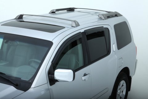 AVS 04-15 Nissan Armada Ventvisor Outside Mount Window Deflectors 4pc - Smoke thumbnail 5