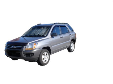 AVS 05-09 Kia Sportage Ventvisor Outside Mount Window Deflectors 4pc - Smoke thumbnail 1