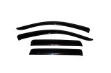 AVS 07-10 Mitsubishi Outlander Ventvisor Outside Mount Window Deflectors 4pc - Smoke thumbnail 1
