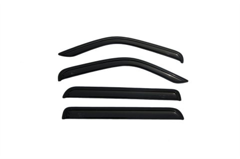 AVS 07-11 Dodge Nitro Ventvisor Outside Mount Window Deflectors 4pc - Smoke thumbnail 1