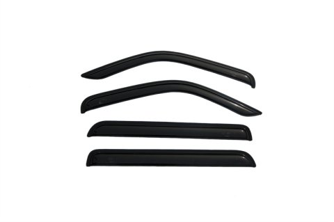 AVS 07-11 Dodge Nitro Ventvisor Outside Mount Window Deflectors 4pc - Smoke thumbnail 2