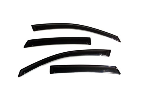 AVS 08-11 Ford Focus Ventvisor Outside Mount Window Deflectors 4pc - Smoke thumbnail 1