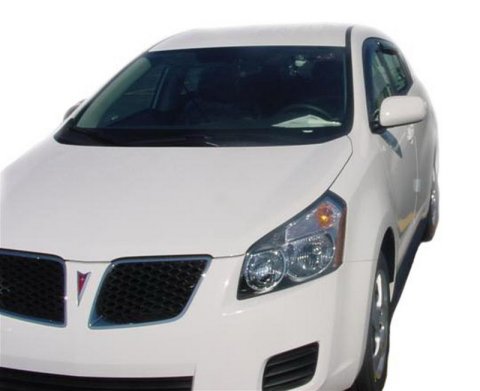 AVS 09-10 Pontiac Vibe Ventvisor Outside Mount Window Deflectors 4pc - Smoke thumbnail 1