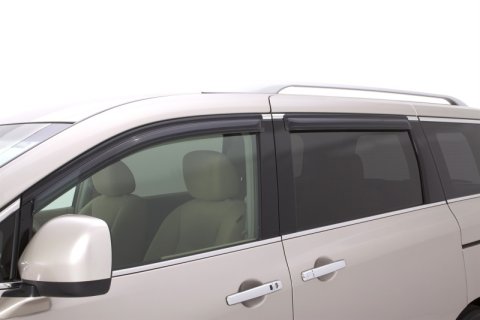 AVS 11-18 Nissan Quest Ventvisor Outside Mount Window Deflectors 4pc - Smoke thumbnail 2