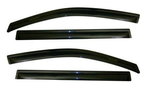AVS 11-18 Nissan Quest Ventvisor Outside Mount Window Deflectors 4pc - Smoke thumbnail 3