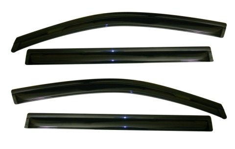 AVS 11-18 Nissan Quest Ventvisor Outside Mount Window Deflectors 4pc - Smoke thumbnail 5
