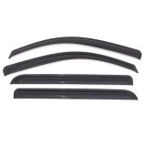AVS 12-18 Kia RIO Hatch (Hatch Only) Ventvisor Outside Mount Window Deflectors 4pc - Smoke thumbnail 4