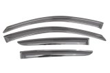 AVS 12-18 Nissan Versa (Excl. Hatch) Ventvisor Outside Mount Window Deflectors 4pc - Smoke thumbnail 2