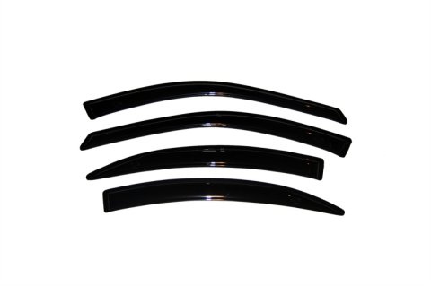 AVS 96-03 Ford Taurus Wagon Ventvisor Outside Mount Window Deflectors 4pc - Smoke thumbnail 2