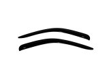 AVS 05-10 Dodge Dakota Quad Cab Ventvisor Outside Mount Window Deflectors 2pc - Smoke thumbnail 1