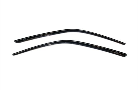 AVS 08-18 Dodge Challenger Ventvisor Outside Mount Window Deflectors 2pc - Smoke thumbnail 2
