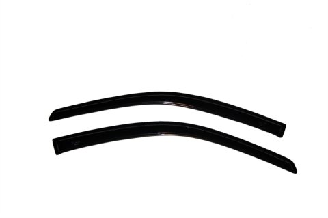 AVS 97-01 Mitsubishi Mirage Coupe Ventvisor Outside Mount Window Deflectors 2pc - Smoke thumbnail 2