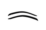AVS 07-13 Chevy Silverado 1500 Standard Cab Ventvisor Outside Mount Window Deflectors 2pc - Smoke thumbnail 2