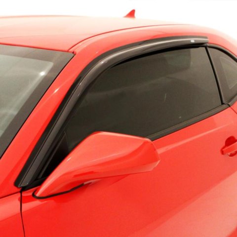 AVS 14-18 Ford Transit Ventvisor Outside Mount Window Deflectors 2pc - Smoke thumbnail 2