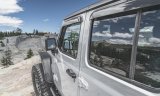 AVS 2018 Jeep Wrangler Unlimited (4-Door) Ventvisor Outside Mount Window Deflectors 4pc - Smoke thumbnail 3