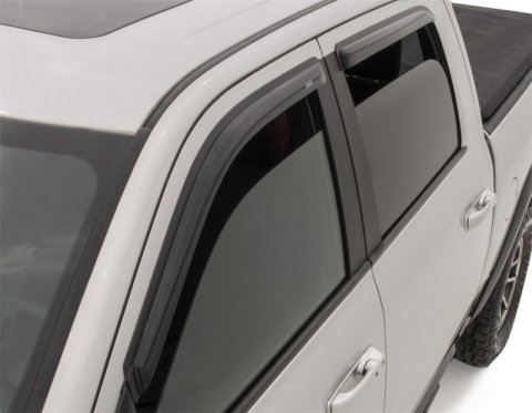 AVS 2019 RAM 1500 Crew Cab Ventvisor Outside Mount Front & Rear Window Deflectors 4pc - Smoke thumbnail 3
