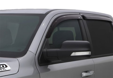 AVS 2019 RAM 1500 Crew Cab Ventvisor Outside Mount Front & Rear Window Deflectors 4pc - Smoke thumbnail 4
