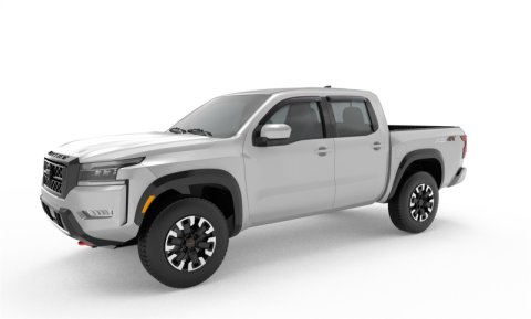 AVS 2022 Nissan Frontier (Crewcab Pickup) Ventvisor Outside Mount Window Deflectors 4pc - Smoke thumbnail 3