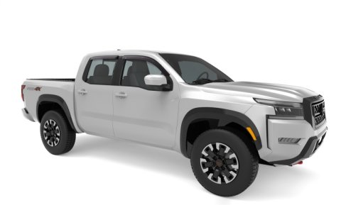 AVS 2022 Nissan Frontier (Crewcab Pickup) Ventvisor Outside Mount Window Deflectors 4pc - Smoke thumbnail 4