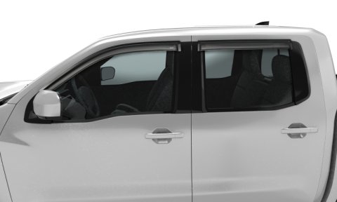 AVS 2022 Nissan Frontier (Crewcab Pickup) Ventvisor Outside Mount Window Deflectors 4pc - Smoke thumbnail 9
