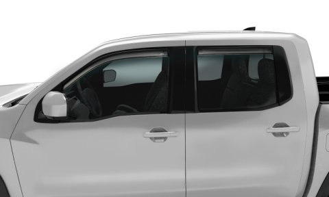 AVS 2022 Nissan Frontier Crew Cab Ventvisor In-Channel Window Deflectors - 4pc - Smoke thumbnail 1