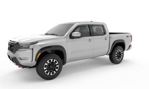 AVS 2022 Nissan Frontier Crew Cab Ventvisor In-Channel Window Deflectors - 4pc - Smoke thumbnail 5