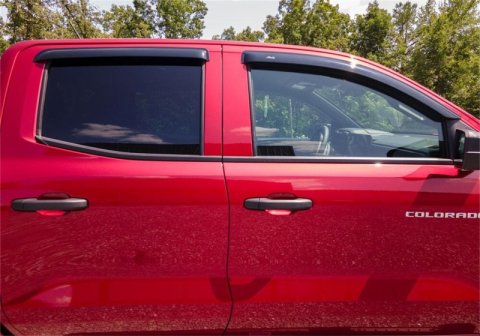 AVS 2023 Chevrolet Colorado / GMC Canyon Ventvisor Outside Mount Window Deflectors 4pc - Smoke thumbnail 1