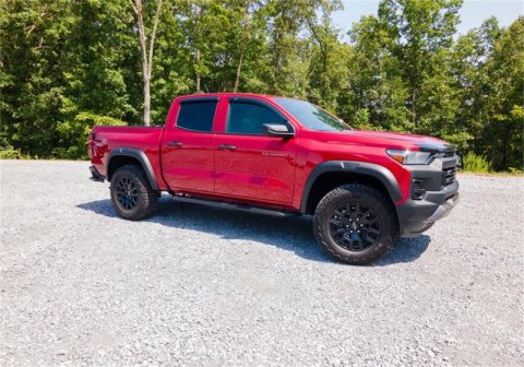 AVS 2023 Chevrolet Colorado / GMC Canyon Ventvisor Outside Mount Window Deflectors 4pc - Smoke thumbnail 5