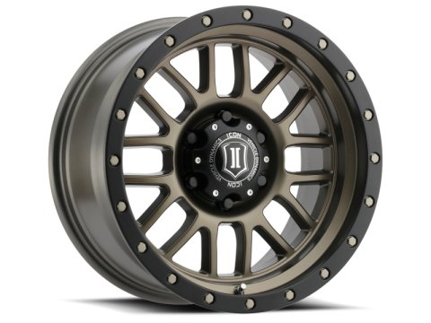 ICON Alpha 17x8.5 6x135 6mm Offset 5in BS 87.1mm Bore Bronze Wheel thumbnail 1