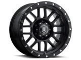 ICON Alpha 17x8.5 5x5 0mm Offset 4.75in BS 71.5mm Bore Satin Black Wheel thumbnail 2