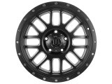 ICON Alpha 20x9 8x6.5 19mm Offset 5.75in BS 125.2mm Bore Satin Black/Milled Windows Wheel thumbnail 2