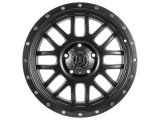 ICON Alpha 20x9 8x180 12mm Offset 5.5in BS 125.2mm Bore Satin Black Wheel thumbnail 3