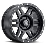 ICON Six Speed 17x8.5 6x135 6mm Offset 5in BS 94mm Bore Satin Black Wheel thumbnail 2