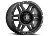 ICON Six Speed 17x8.5 6x135 6mm Offset 5in BS 94mm Bore Satin Black Wheel thumbnail 3