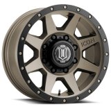 ICON Rebound 17x8.5 8x6.5 13mm Offset 5.25in BS 121.4mm Bore Bronze Wheel thumbnail 2