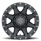 ICON Rebound 17x8.5 8x6.5 13mm Offset 5.25in BS 121.4mm Bore Satin Black Wheel thumbnail 2