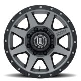 ICON Rebound 17x8.5 8x6.5 13mm Offset 5.25in BS 121.4mm Bore Titanium Wheel thumbnail 3