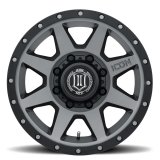 ICON Rebound 17x8.5 8x170 6mm Offset 5in BS 125mm Bore Titanium Wheel thumbnail 3