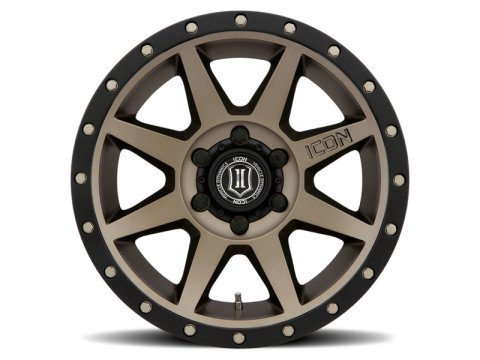 ICON Rebound 18x9 5x5 -12mm Offset 4.5in BS 71.5mm Bore Bronze Wheel thumbnail 2