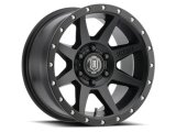 ICON Rebound 18x9 5x5 -12mm Offset 4.5in BS 71.5mm Bore Satin Black Wheel thumbnail 3