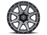 ICON Rebound 18x9 5x5 -12mm Offset 4.5in BS 71.5mm Bore Titanium Wheel thumbnail 4