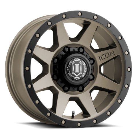 ICON Rebound HD 18x9 8x170 6mm Offset 5.25in BS 125mm Bore Bronze Wheel thumbnail 4