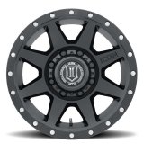 ICON Rebound HD 18x9 8x170 6mm Offset 5.25in BS 125mm Bore Satin Black Wheel thumbnail 2