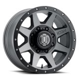 ICON Rebound HD 18x9 8x170 6mm Offset 5.25in BS 125mm Bore Titanium Wheel thumbnail 2