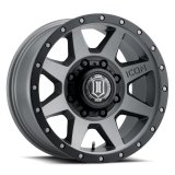 ICON Rebound HD 18x9 8x170 6mm Offset 5.25in BS 125mm Bore Titanium Wheel thumbnail 3