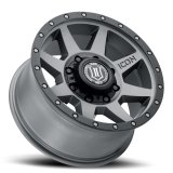 ICON Rebound HD 18x9 8x170 6mm Offset 5.25in BS 125mm Bore Titanium Wheel thumbnail 4