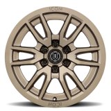 ICON Vector 6 17x8.5 6x120 0mm Offset 4.75in BS 67mm Bore Bronze Wheel thumbnail 6