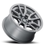 ICON Vector 5 17x8.5 5x150 25mm Offset 5.75in BS 110.1mm Bore Titanium Wheel thumbnail 2